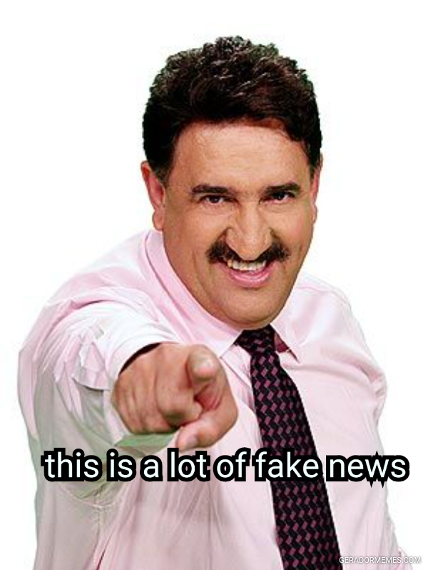 Ratinho fake news